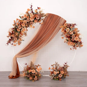 Roseytime Brown Flower Set Autumn Flower Arch Arrangement #RTA038