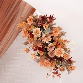 Roseytime Brown Flower Set Autumn Flower Arch Arrangement #RTA038