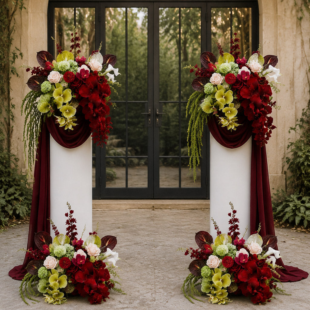 Roseytime Celeste Rouge Flower Set #RTS027
