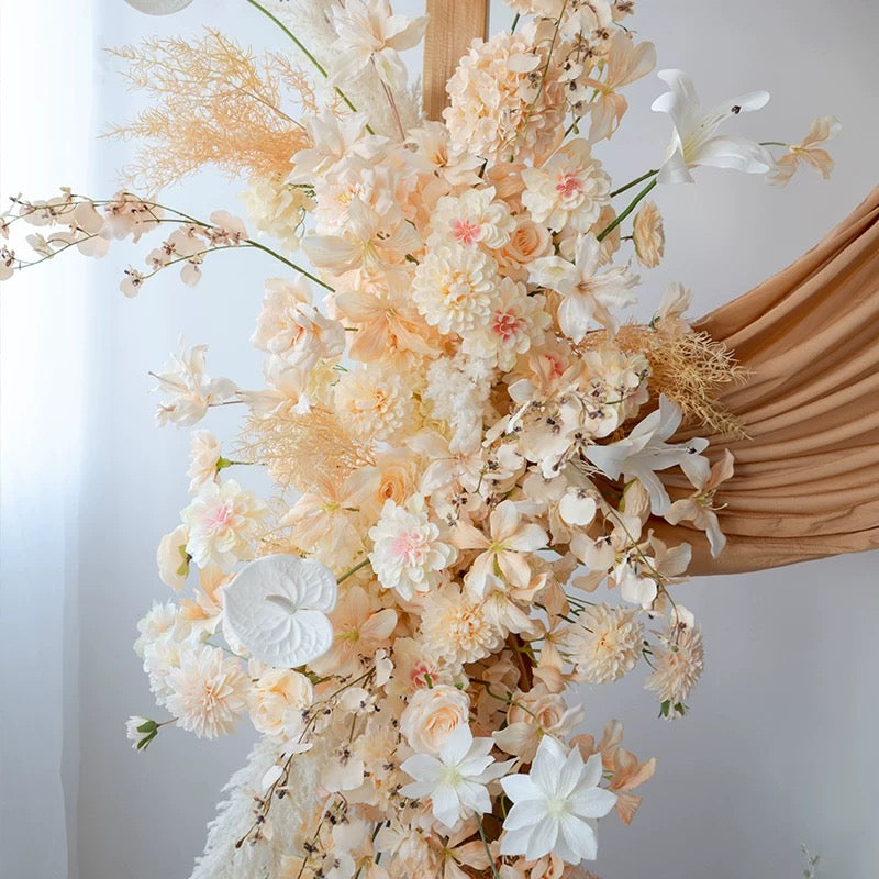 G1-Sale: Champagne Arch Flowers Decor Set For Wedding&Event