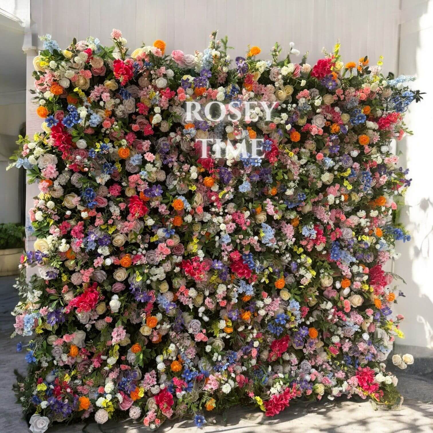 Roseytime 5D Wild Flower Wall Roll Up Fabric Back #RTW128