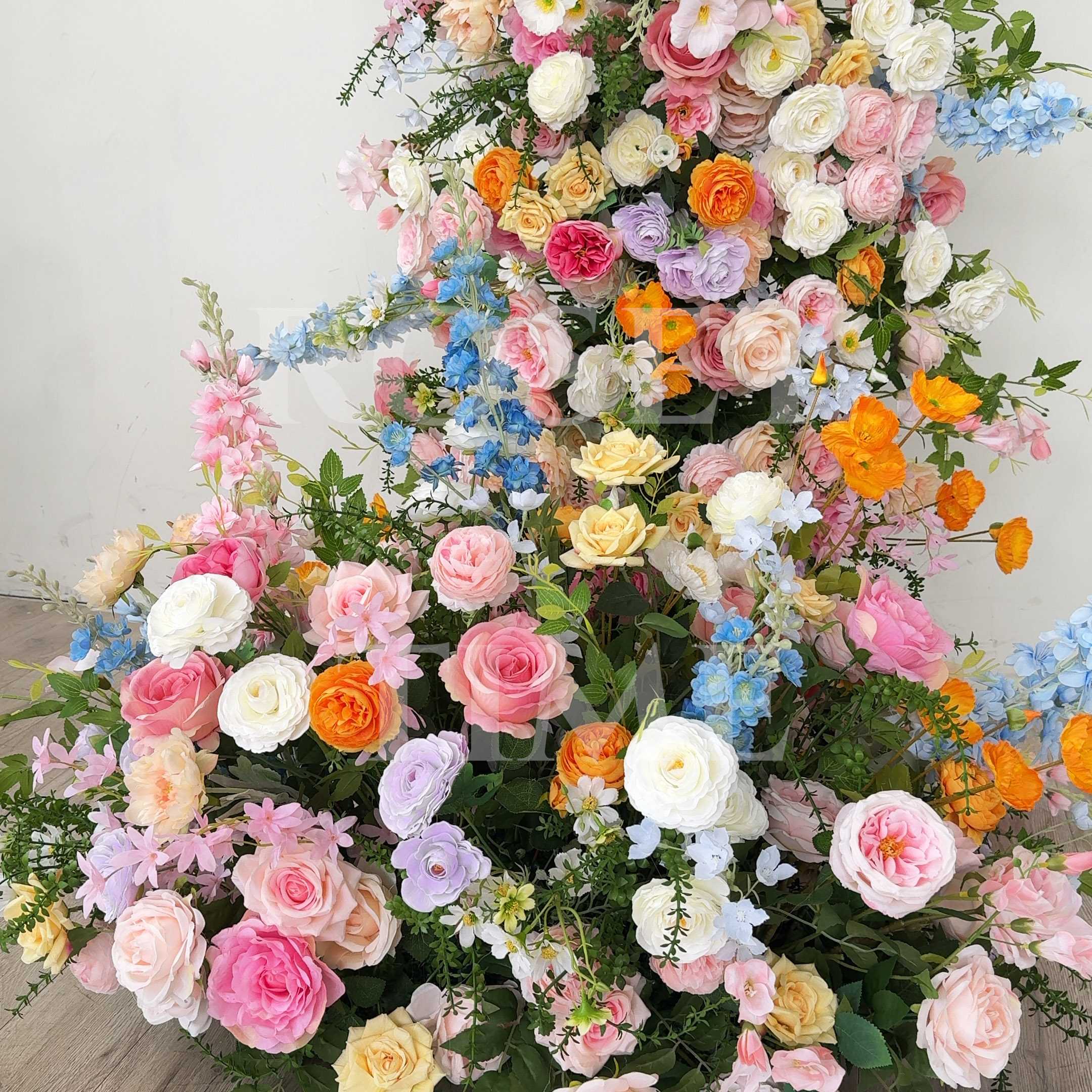 RoseyTime Colorful Flower Arch n-shape Round Arch #RTA410