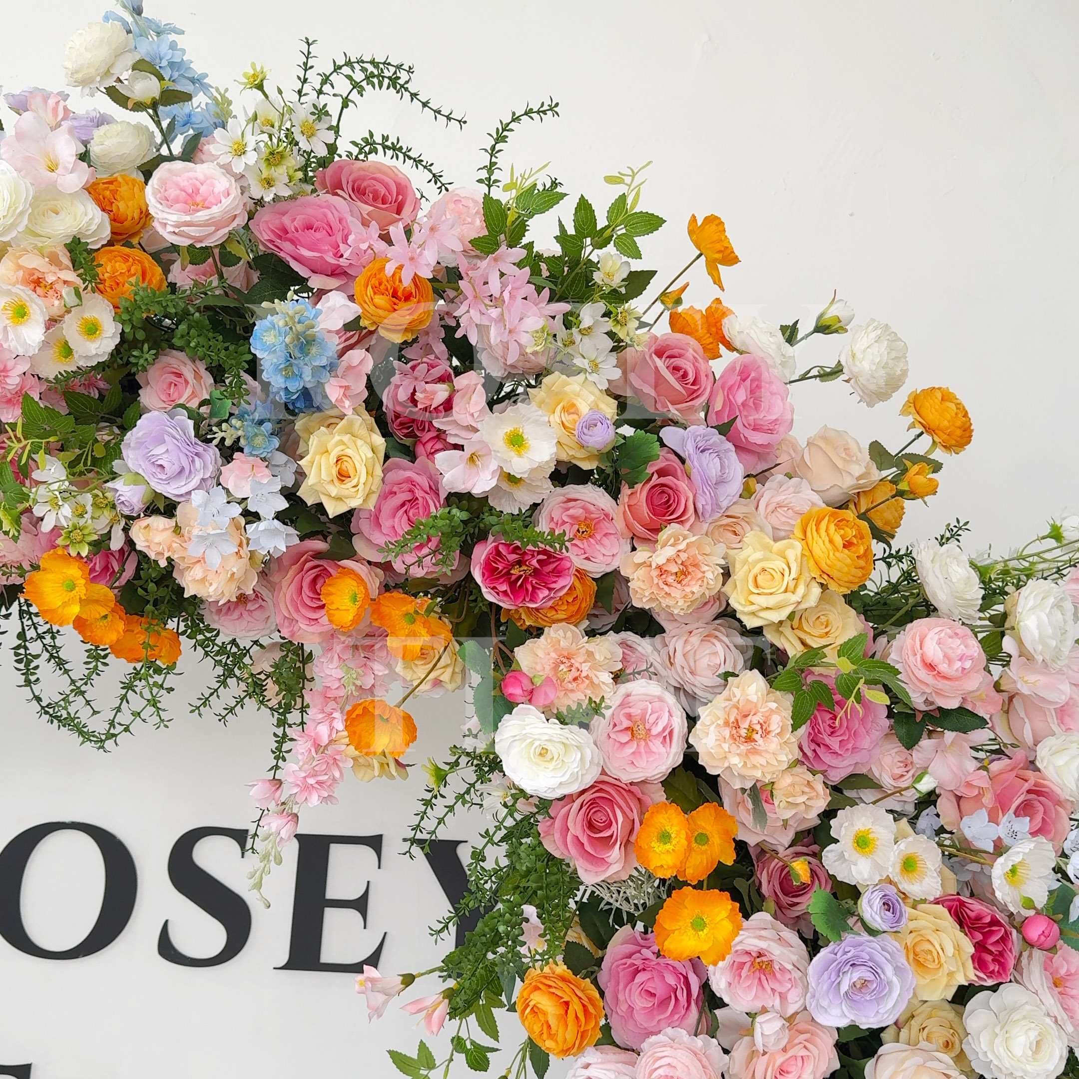 RoseyTime Colorful Flower Arch n-shape Round Arch #RTA410