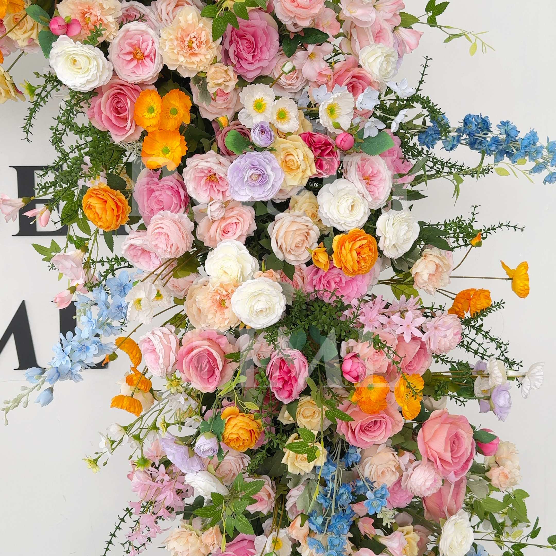 RoseyTime Colorful Flower Arch n-shape Round Arch #RTA410