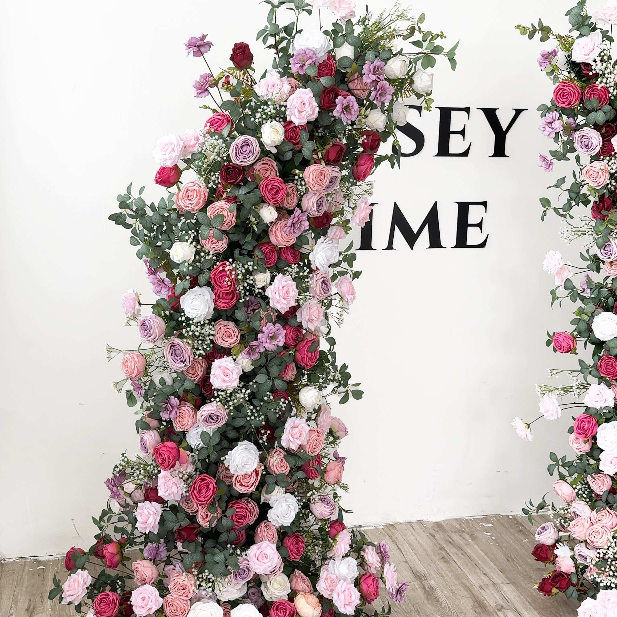 Roseytime 2026 Spring Flower Pillars Arch with Frame #RTP090