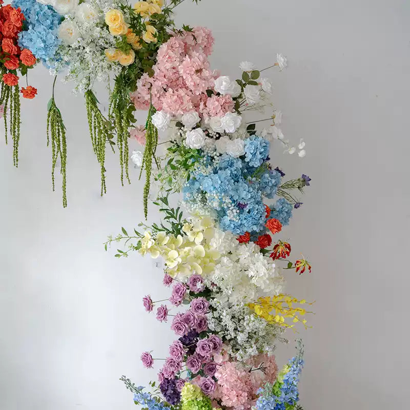 RoseyTime Colorful Spring Flower Arch n-shape Round Arch #RTA112