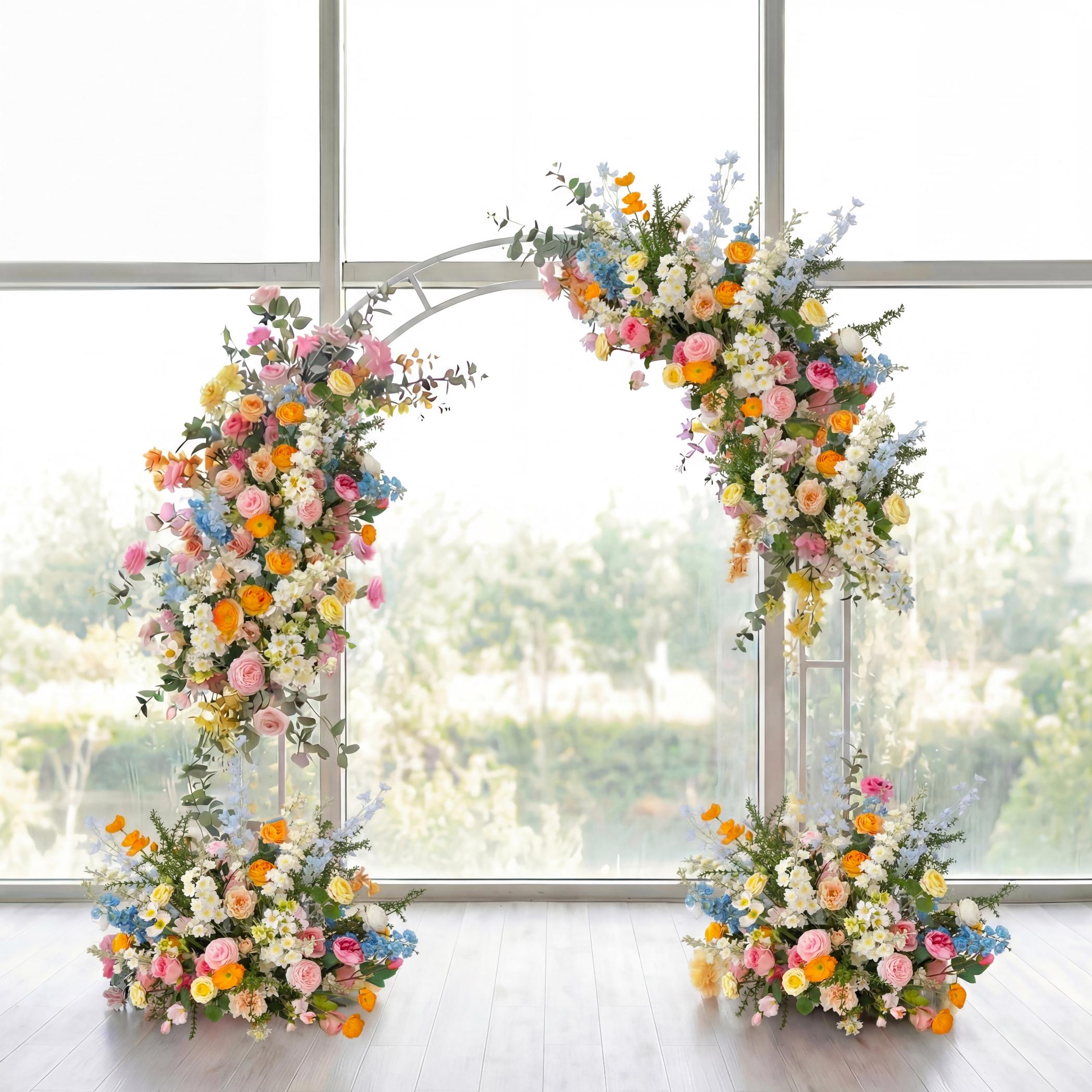 Roseytime Colorful Flower Set Flower Arch Arrangement #RTA460