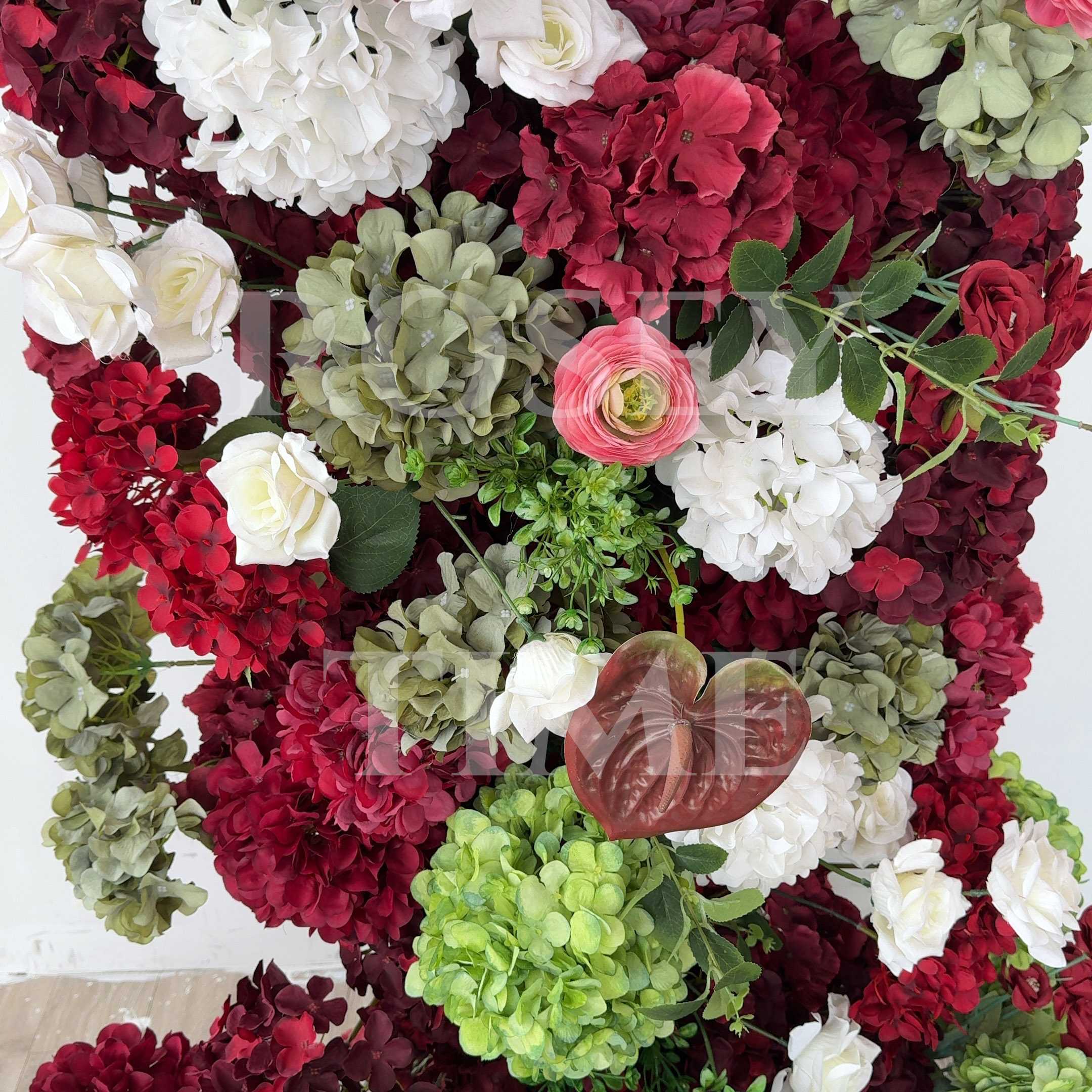 Roseytime 2026 Crimson Serenade Pillars Arch with Frame #RTP118