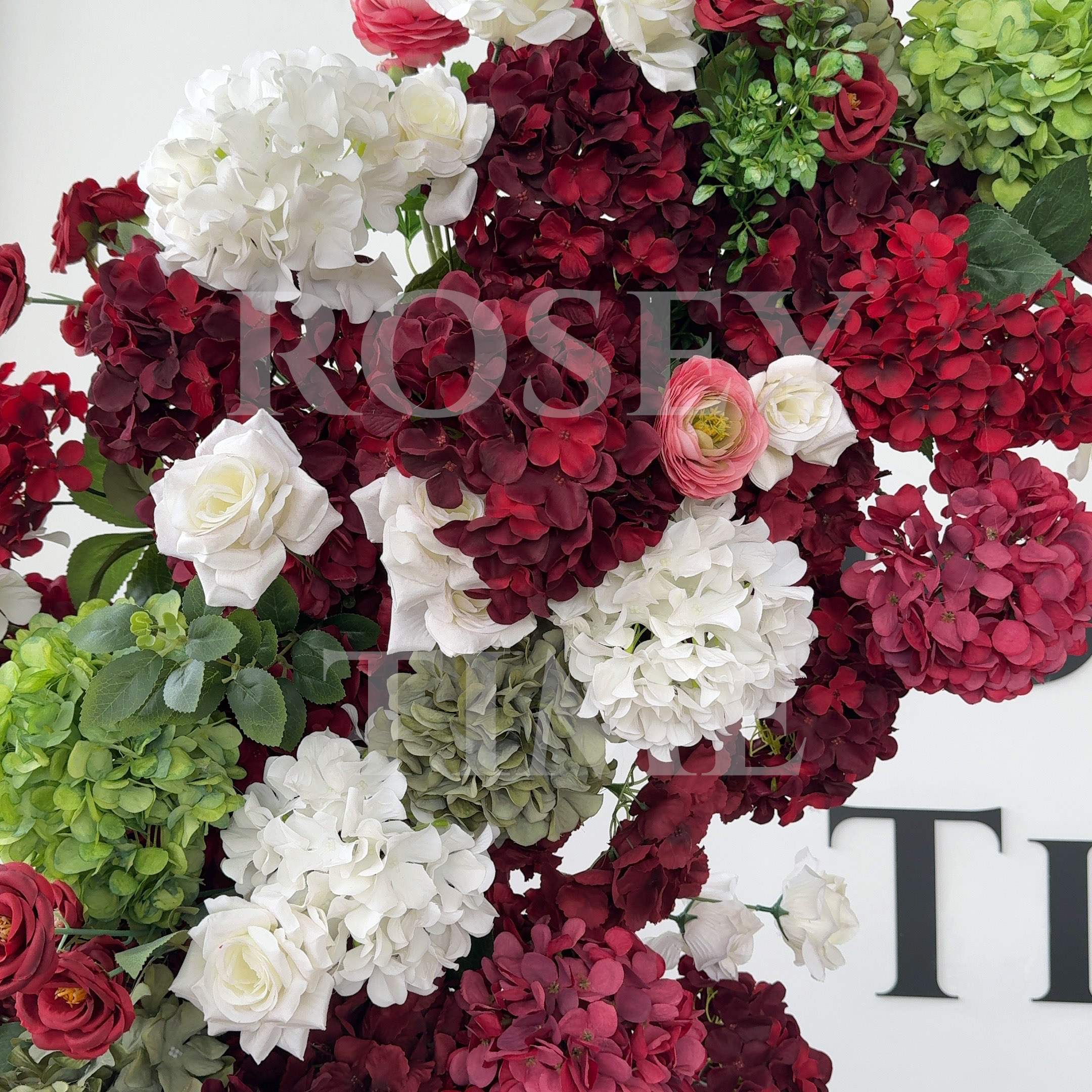 Roseytime 2026 Crimson Serenade Pillars Arch with Frame #RTP118