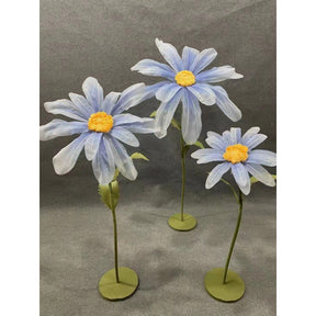 Roseytime Giant Organza Daisy Flowers Set of 3