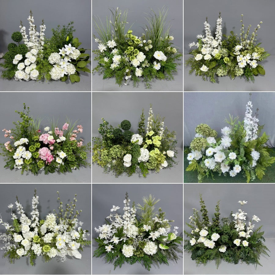 Roseytime Aisle Flowers Ground Flowers Arrangement