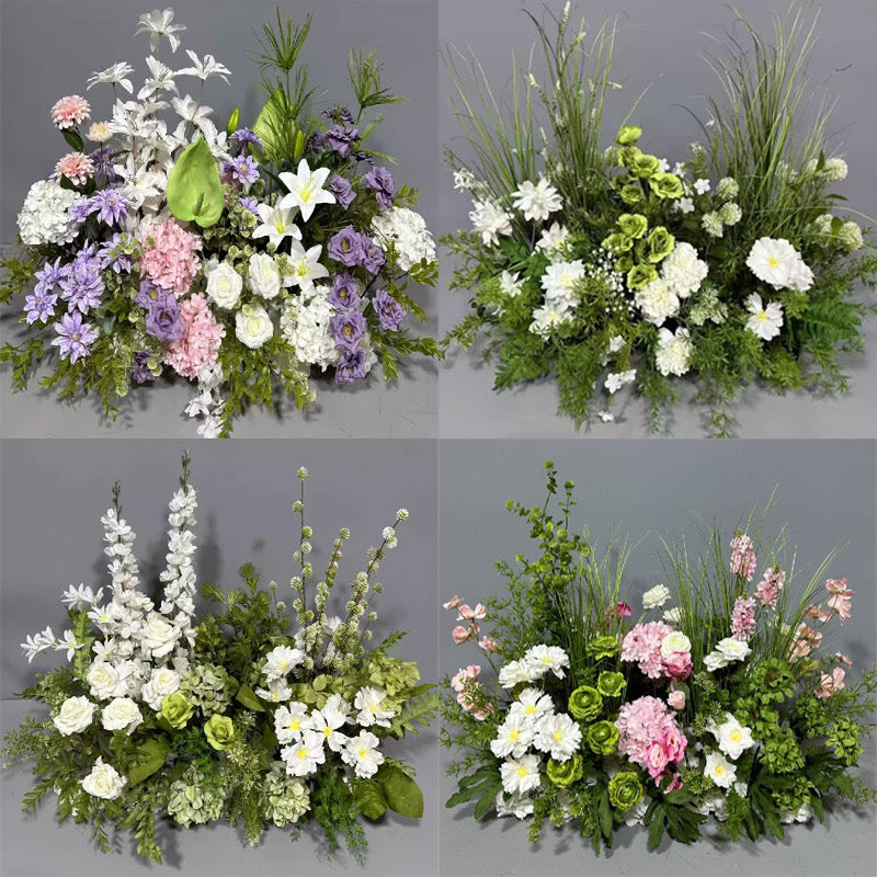 Roseytime Aisle Flowers Ground Flowers Arrangement