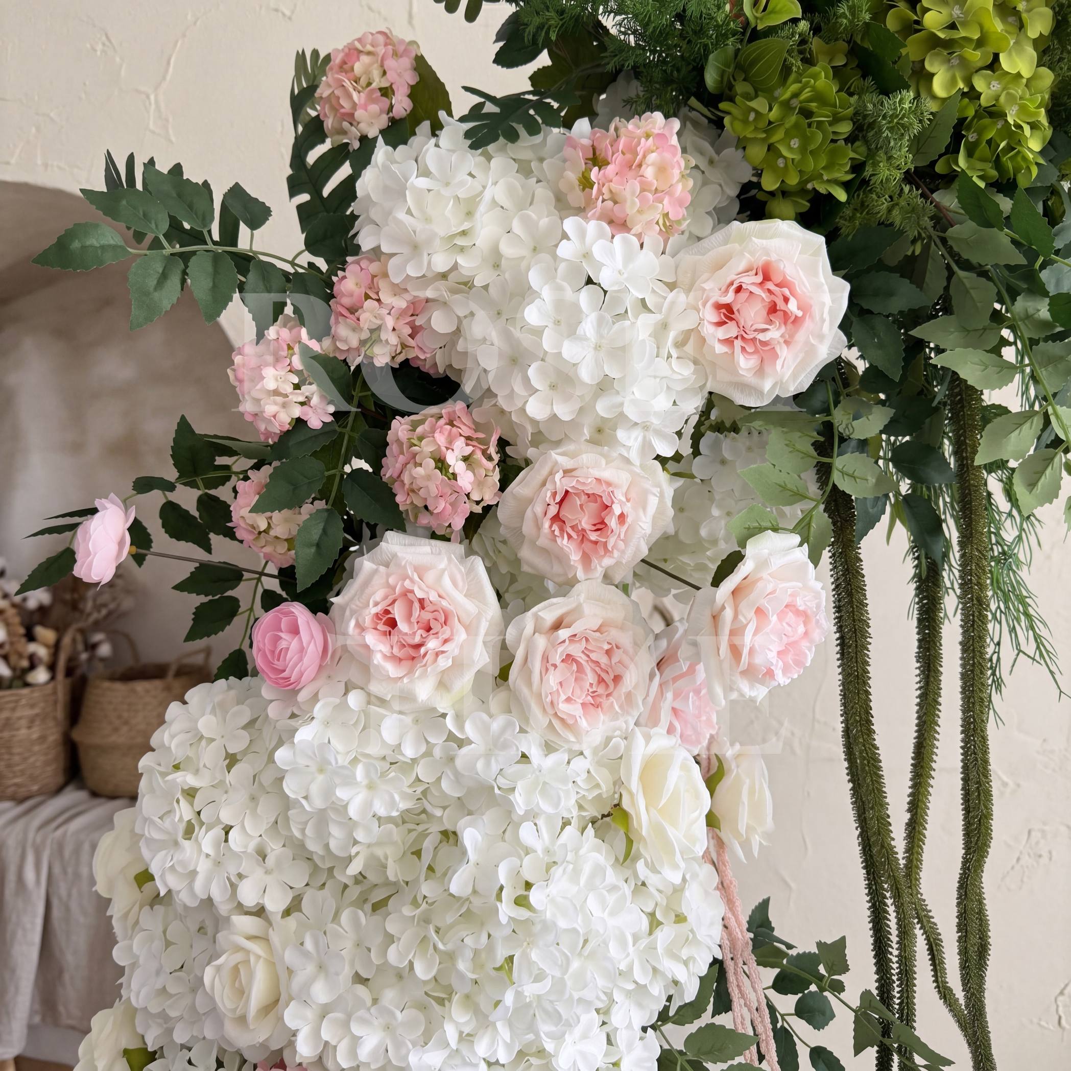 RoseyTime Garden Grace Flower Round Arch With Frame #RTA061