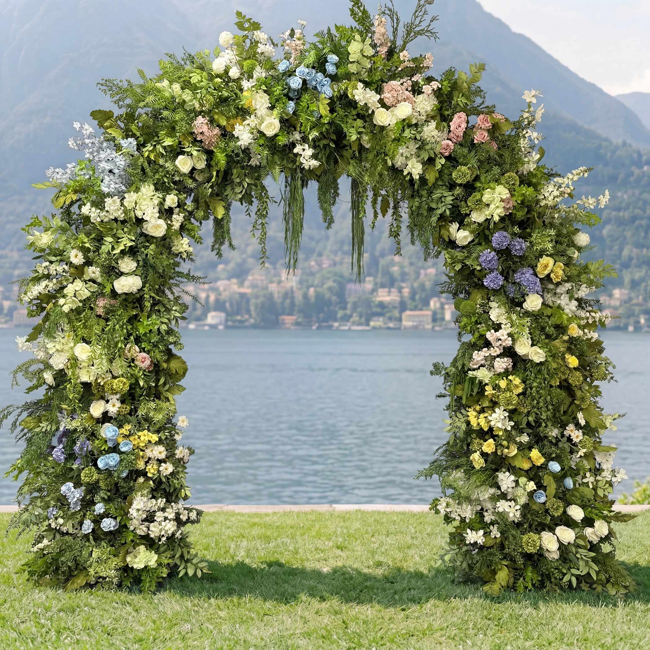 RoseyTime Garden Greenery Flower Arch n-shape Round Arch #RTA405