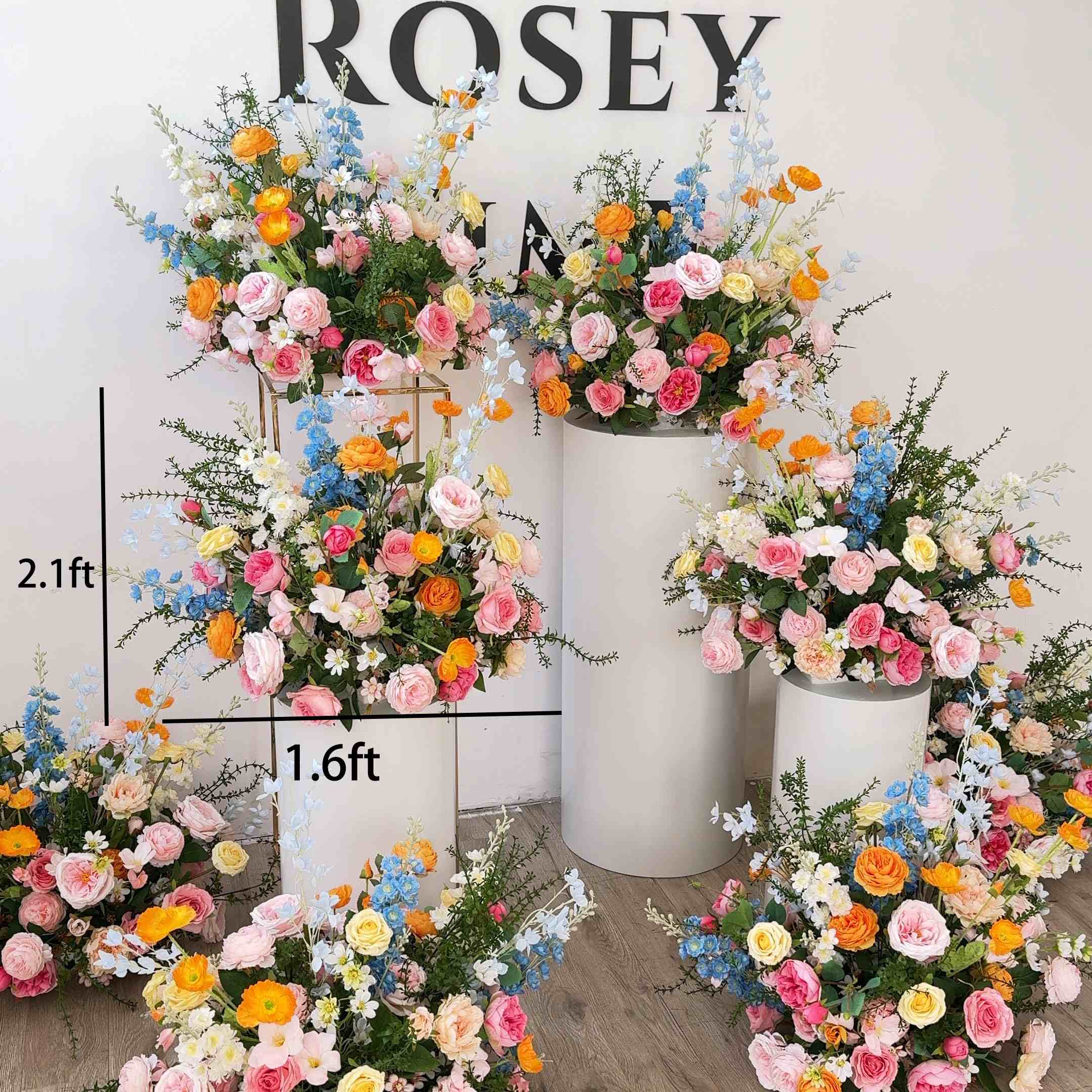 Roseytime 2026 Colorful Flower Set #RTS002