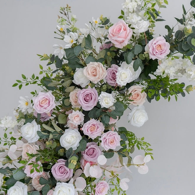 Roseytime Wedding Flower Pillars Arch with Frame #RTP017