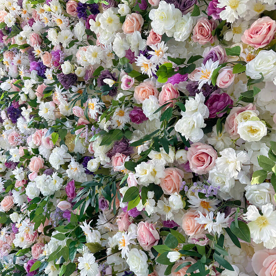 💥BF-SALE: 5D Purple White Flower Wall #RTW276