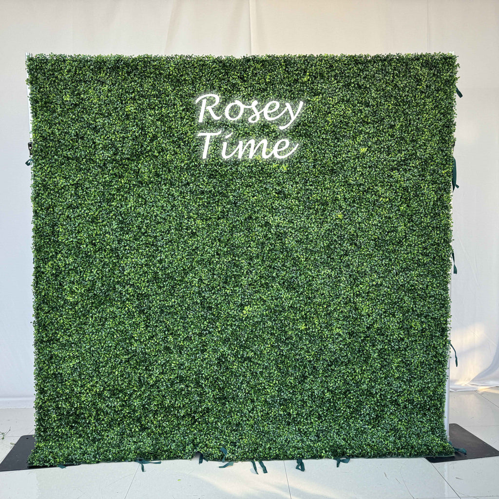 Roseytime Artificial Greenery Wall Grass Roll Up Hanging Backdrop For ...
