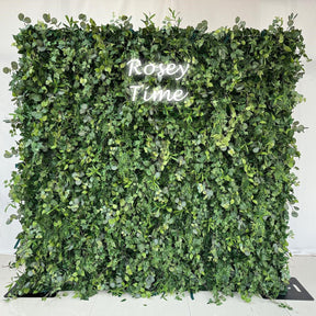 Roseytime 3D Greenery Wall Roll Up Fabric Back #RTW203