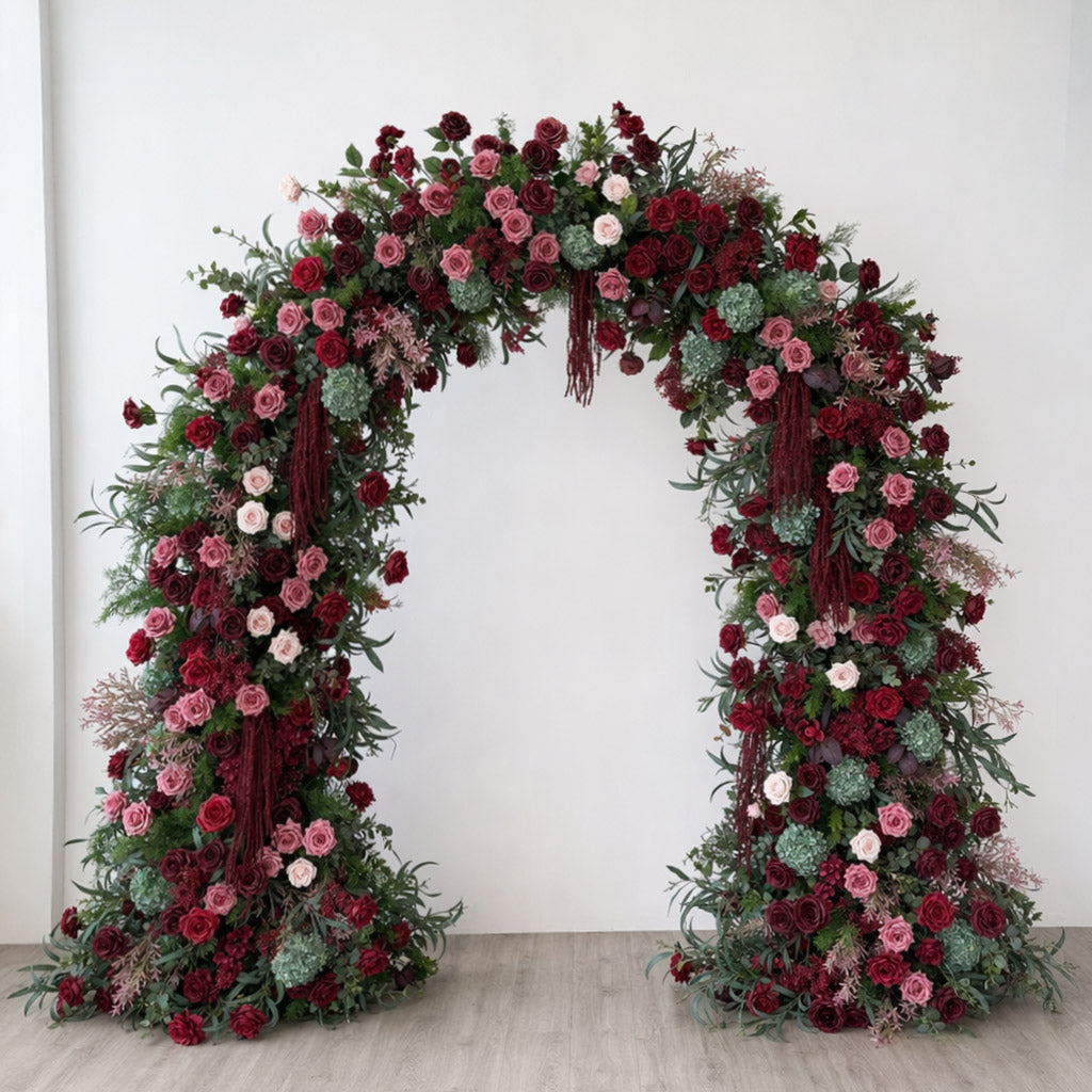 RoseyTime Forest&Wine Flower Arch n-shape Round Arch #RTA501