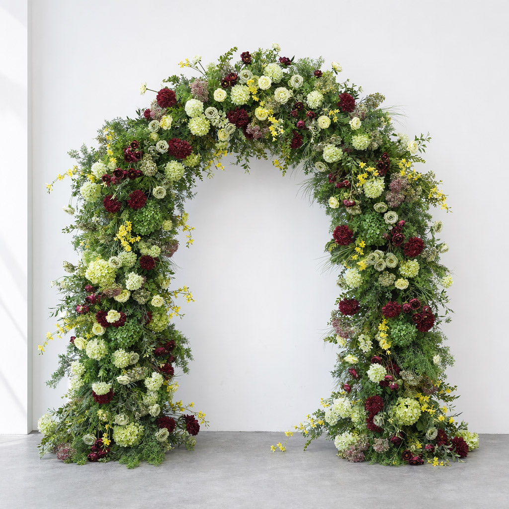 RoseyTime Old World Flower Arch n-shape Round Arch #RTA494
