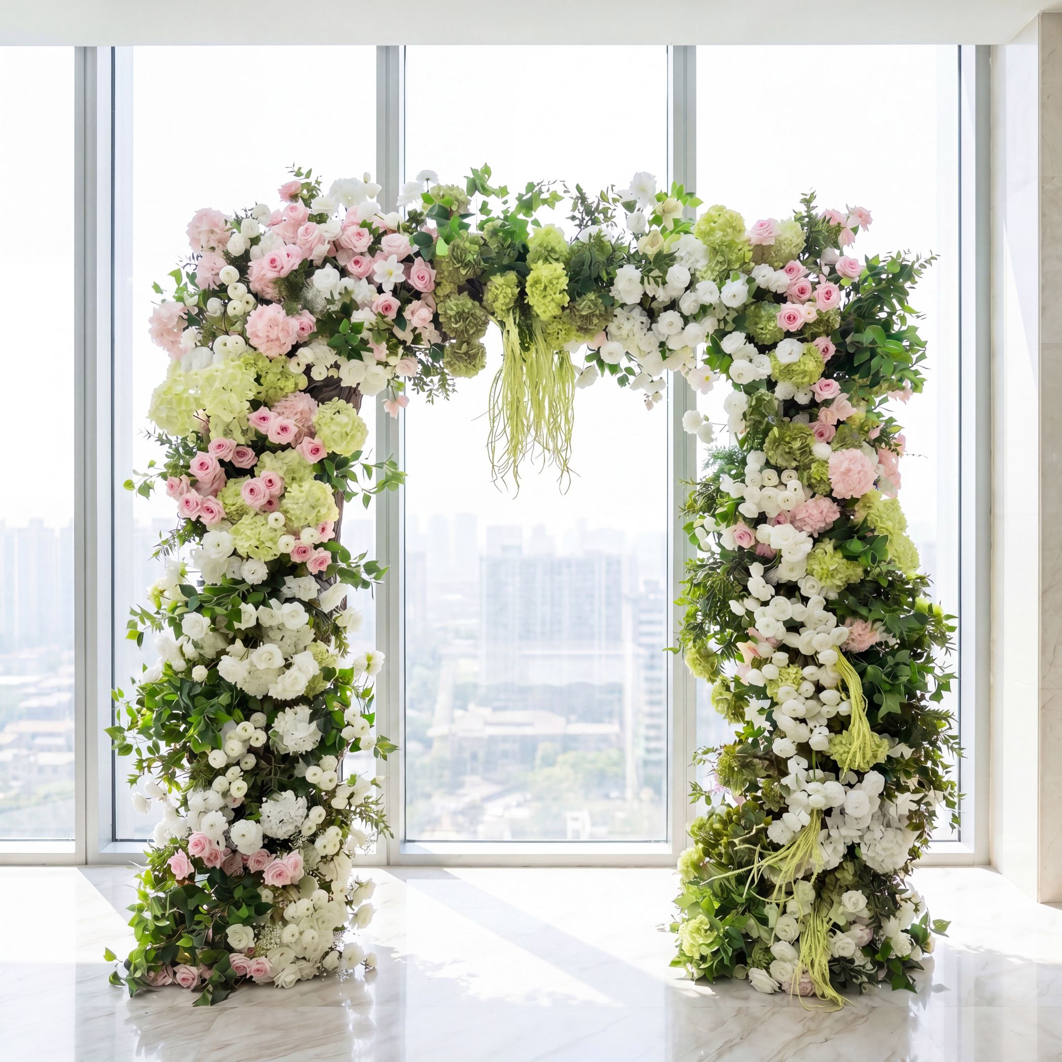 New Sale: Still Romance Square Flower Arch Fabric Back#RTA487