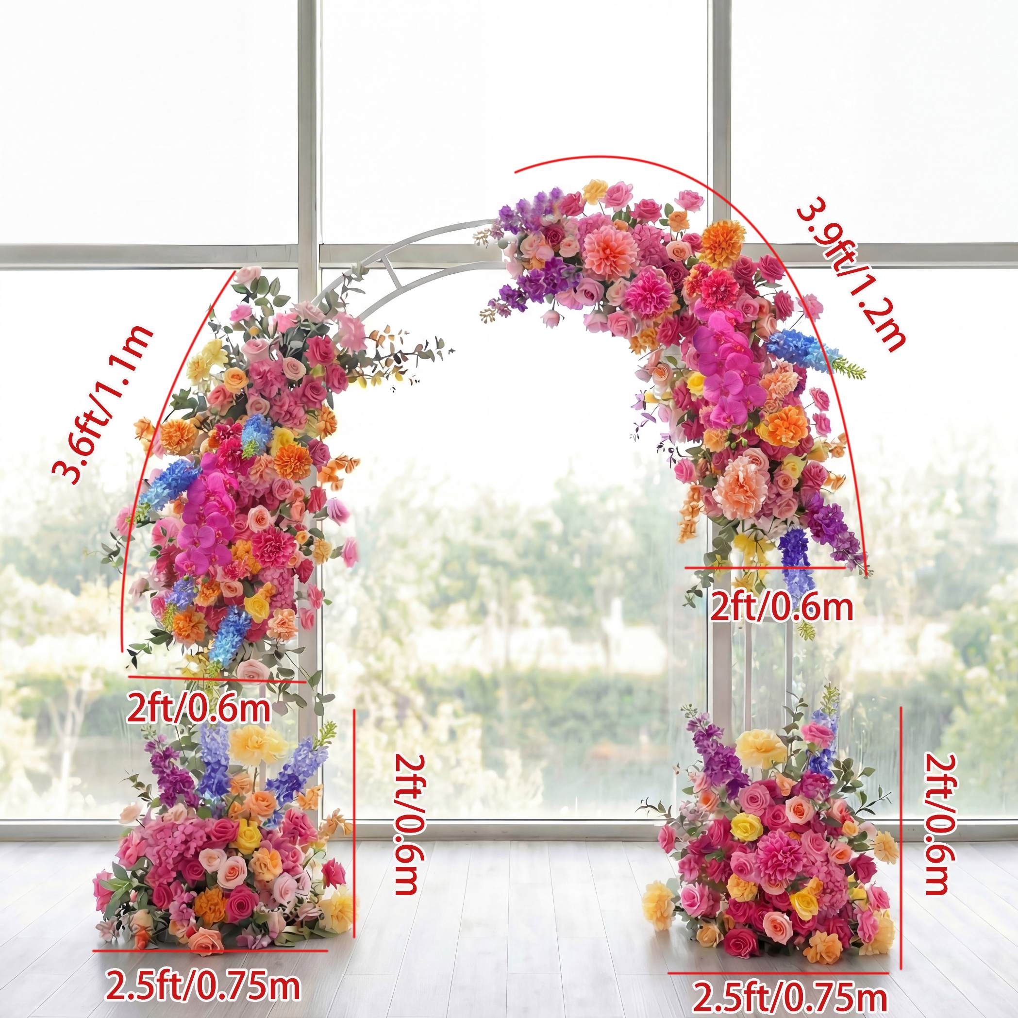 Roseytime Tropical Blossom Flower Set Flower Arch Arrangement #RTA459