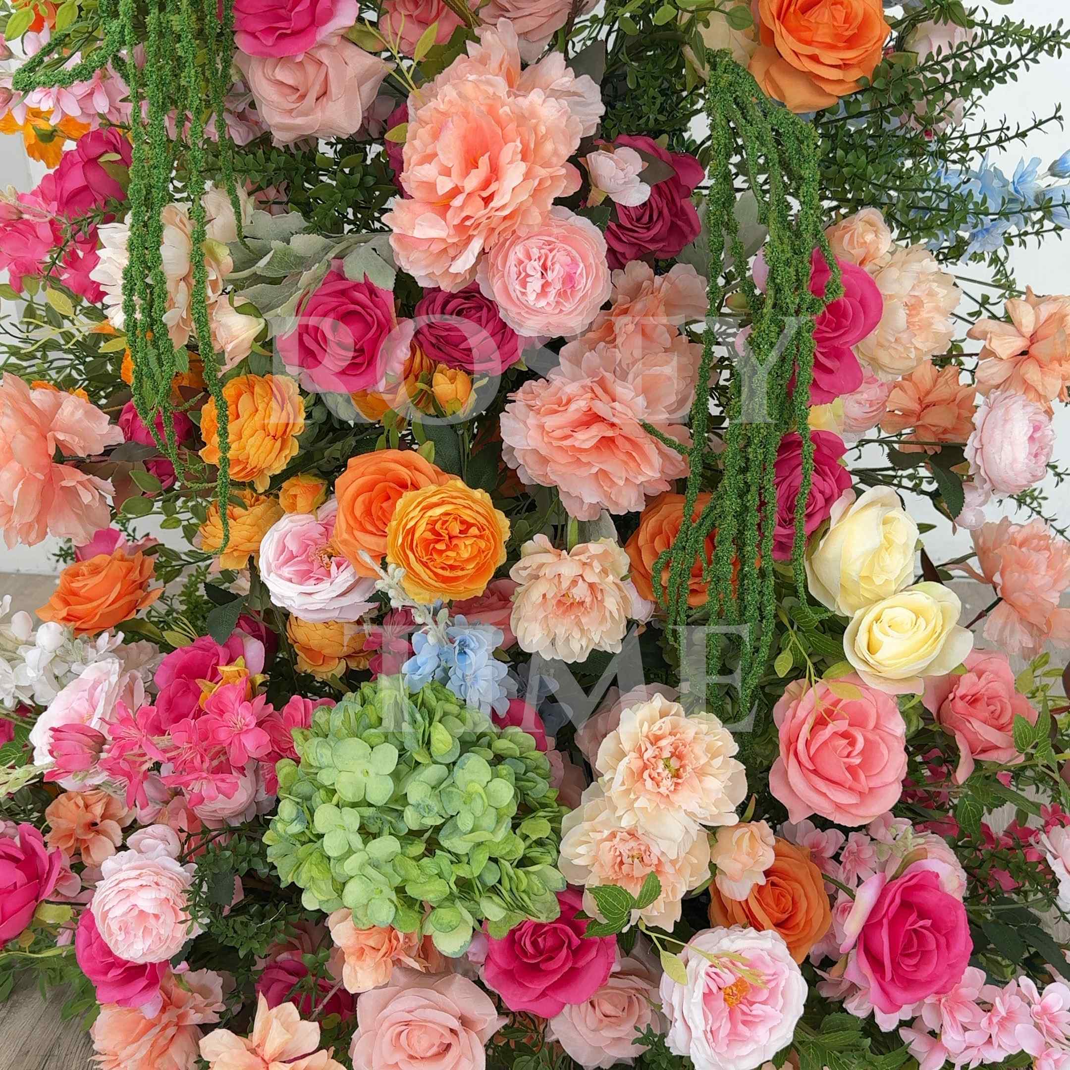 RoseyTime Lush Frenzy Flower Pillars Arch With Frame# RTP014