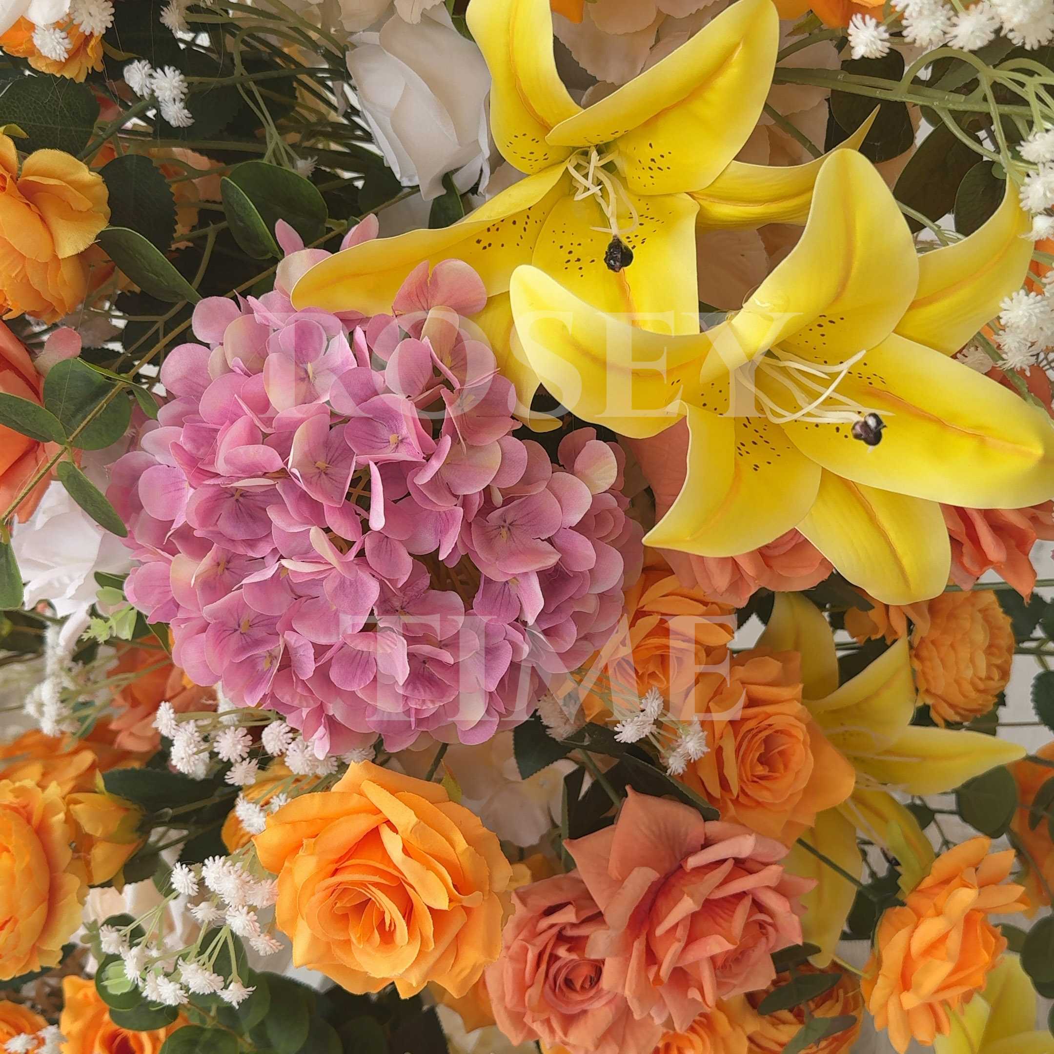 Roseytime Orange&Yellow Flower Ball Centerpieces #RTB122