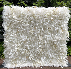 Roseytime 5D Pampas Wall Roll Up Fabric Back#RTW069