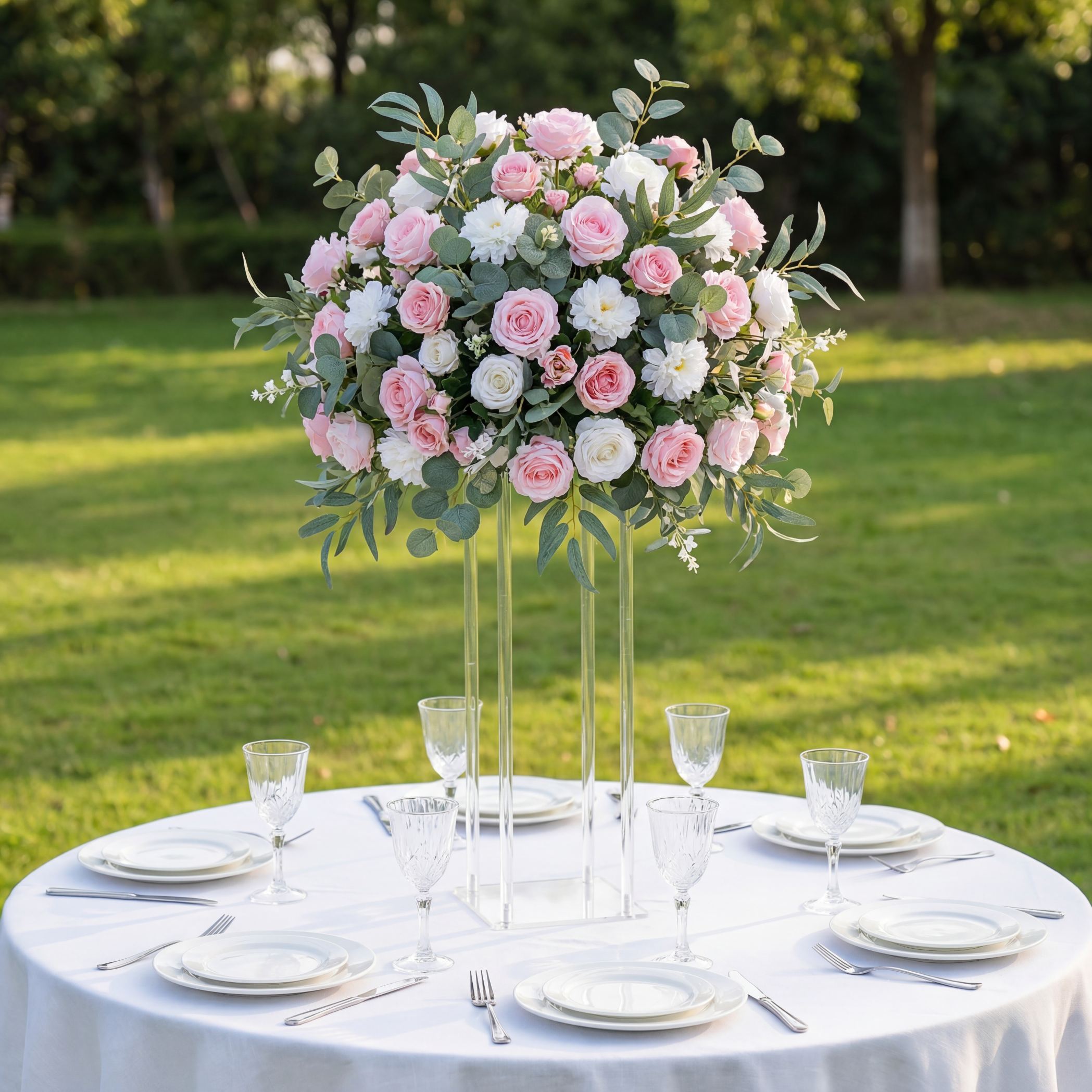 Roseytime Pink Flower Ball Centerpieces #RTB121