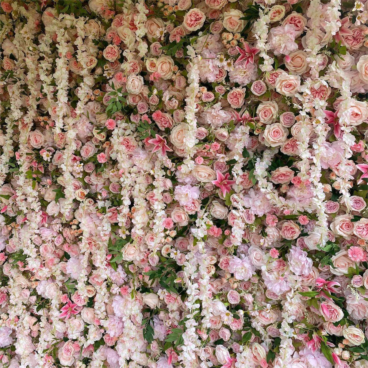 pinkflowerwallroseytime