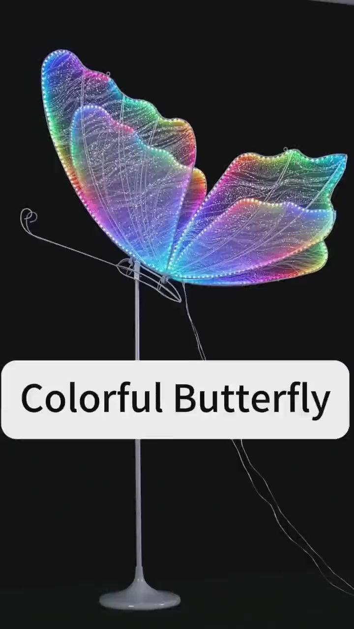 Roseytime Color Change Colorful Butterfly Lights for Wedding Party Decor