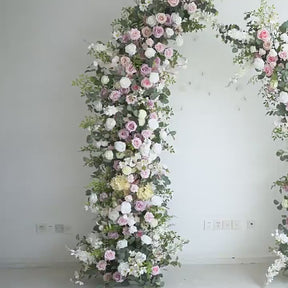 Roseytime Wedding Flower Pillars Arch with Frame #RTP017