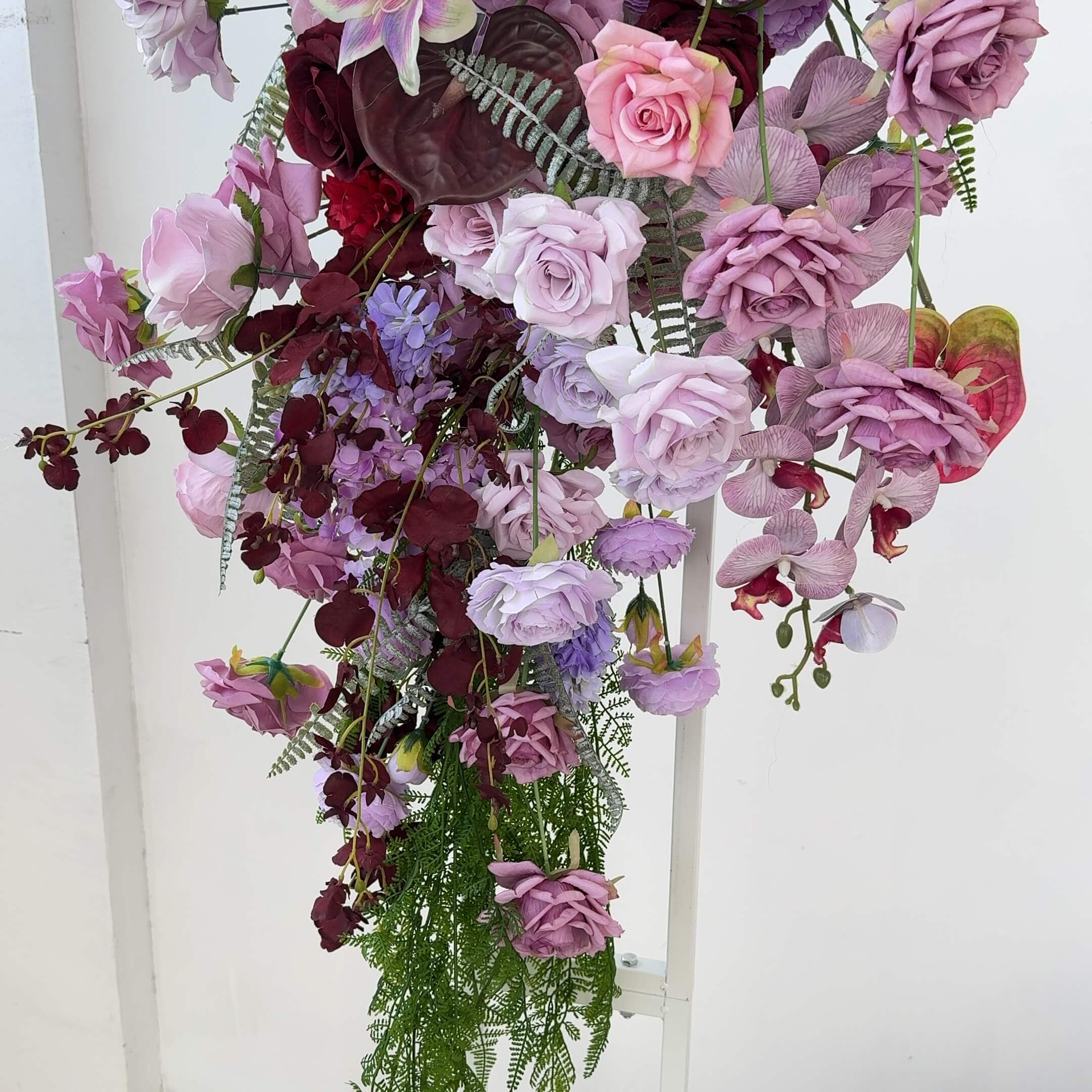 Roseytime Purple Flowers Set Party Flower Arrangement Set #RTA027