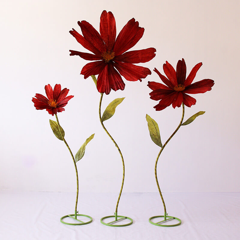 Roseytime Giant Daisy Fowers Set of 3