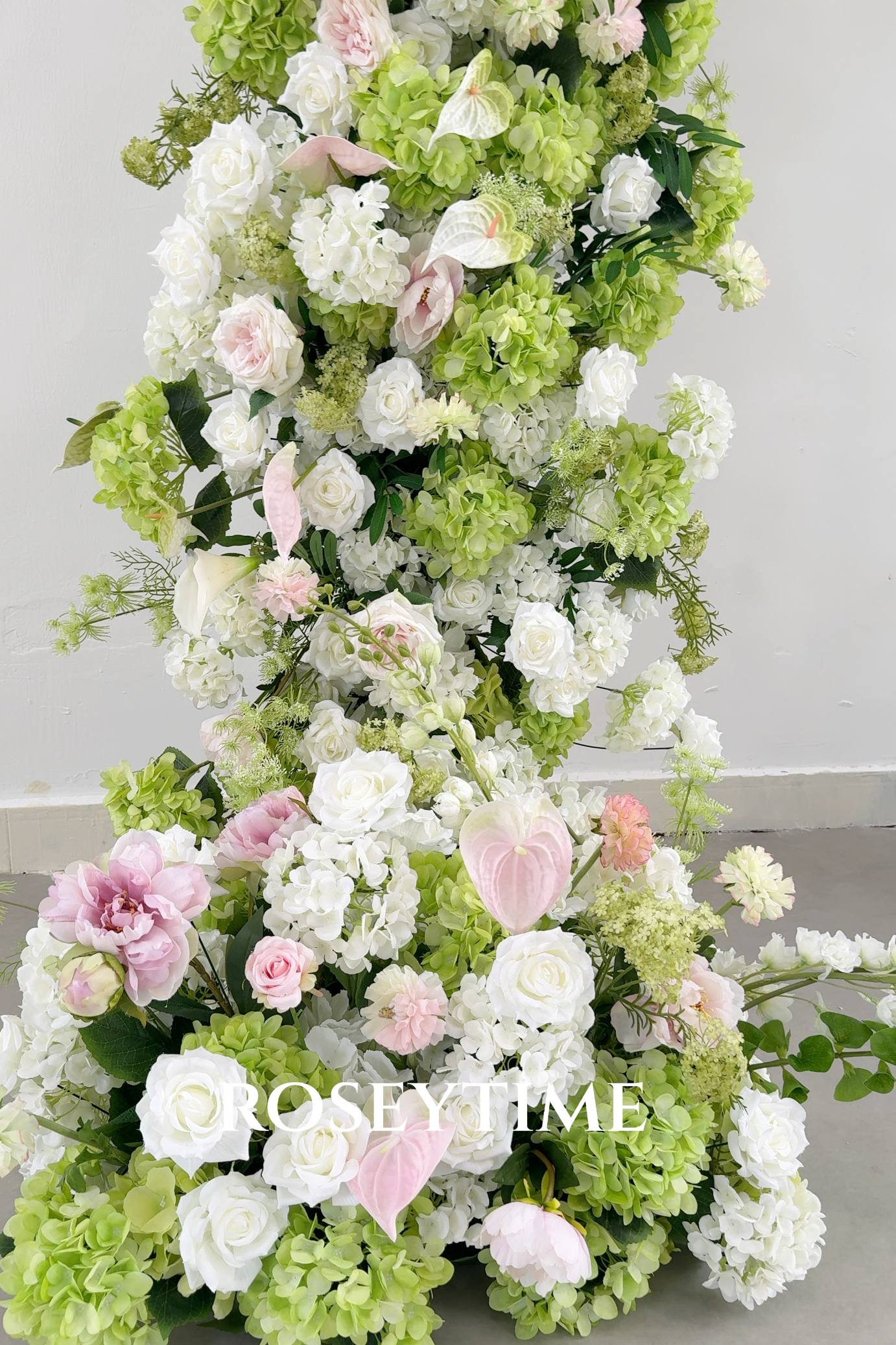 RoseyTime Manor Frond Flower Arch n-shape Round Arch #RTA485