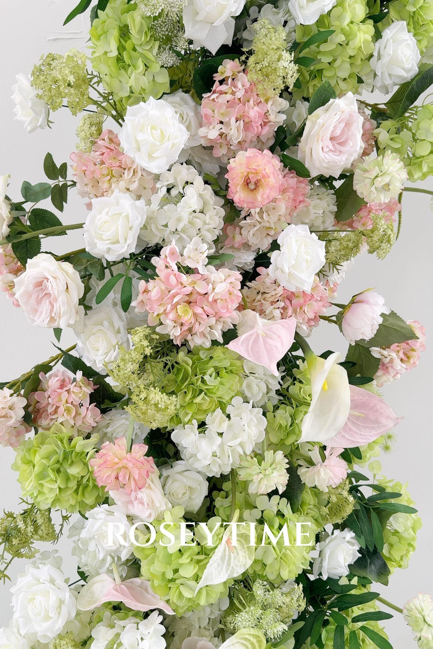 RoseyTime Manor Frond Flower Arch n-shape Round Arch #RTA485