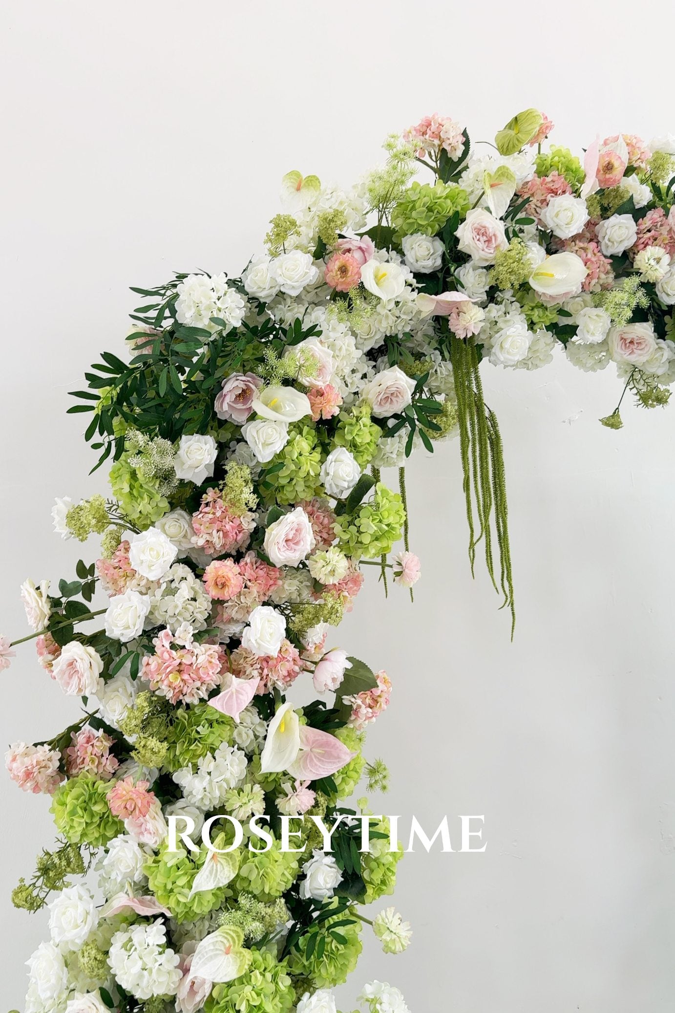 RoseyTime Manor Frond Flower Arch n-shape Round Arch #RTA485