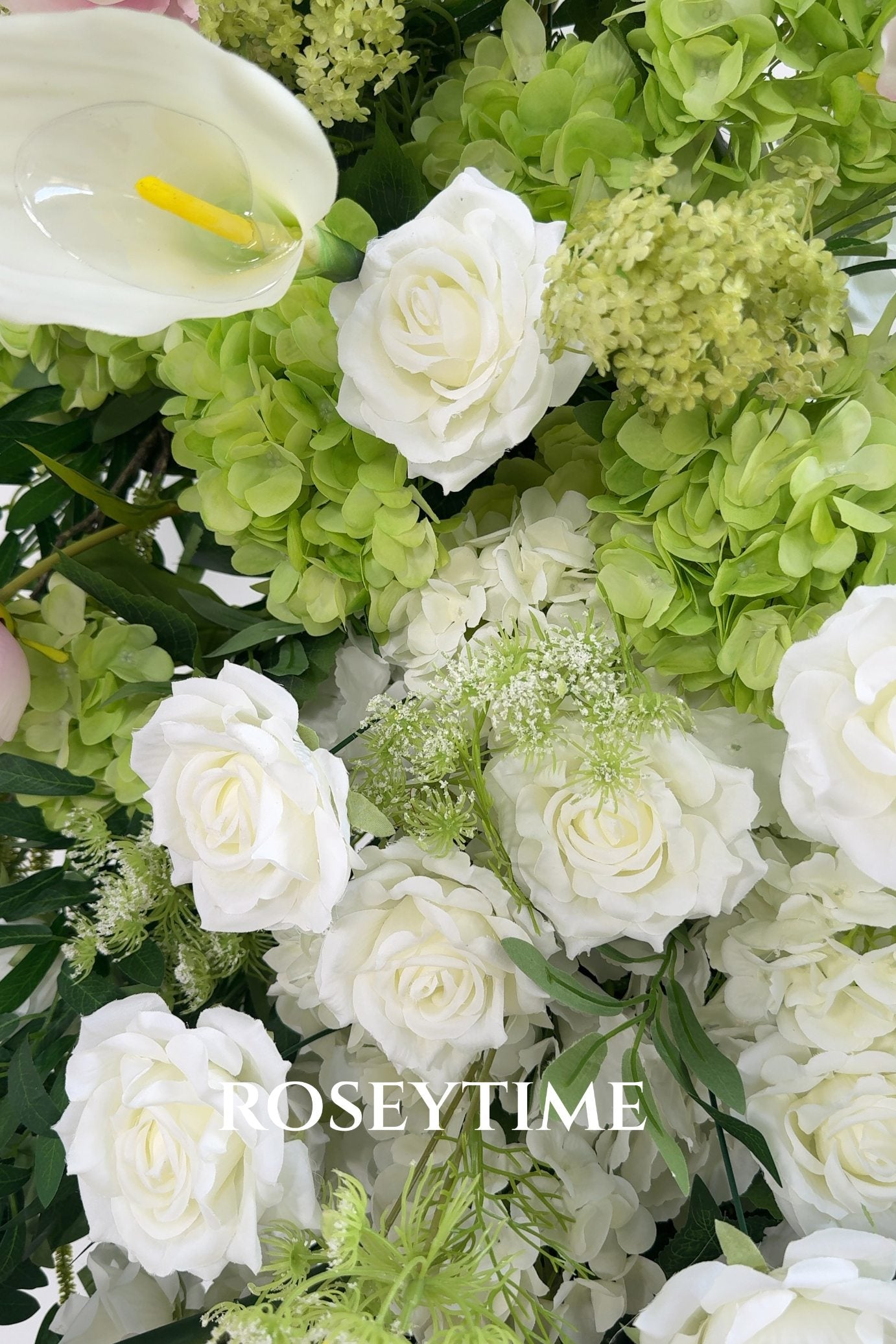RoseyTime Manor Frond Flower Arch n-shape Round Arch #RTA485