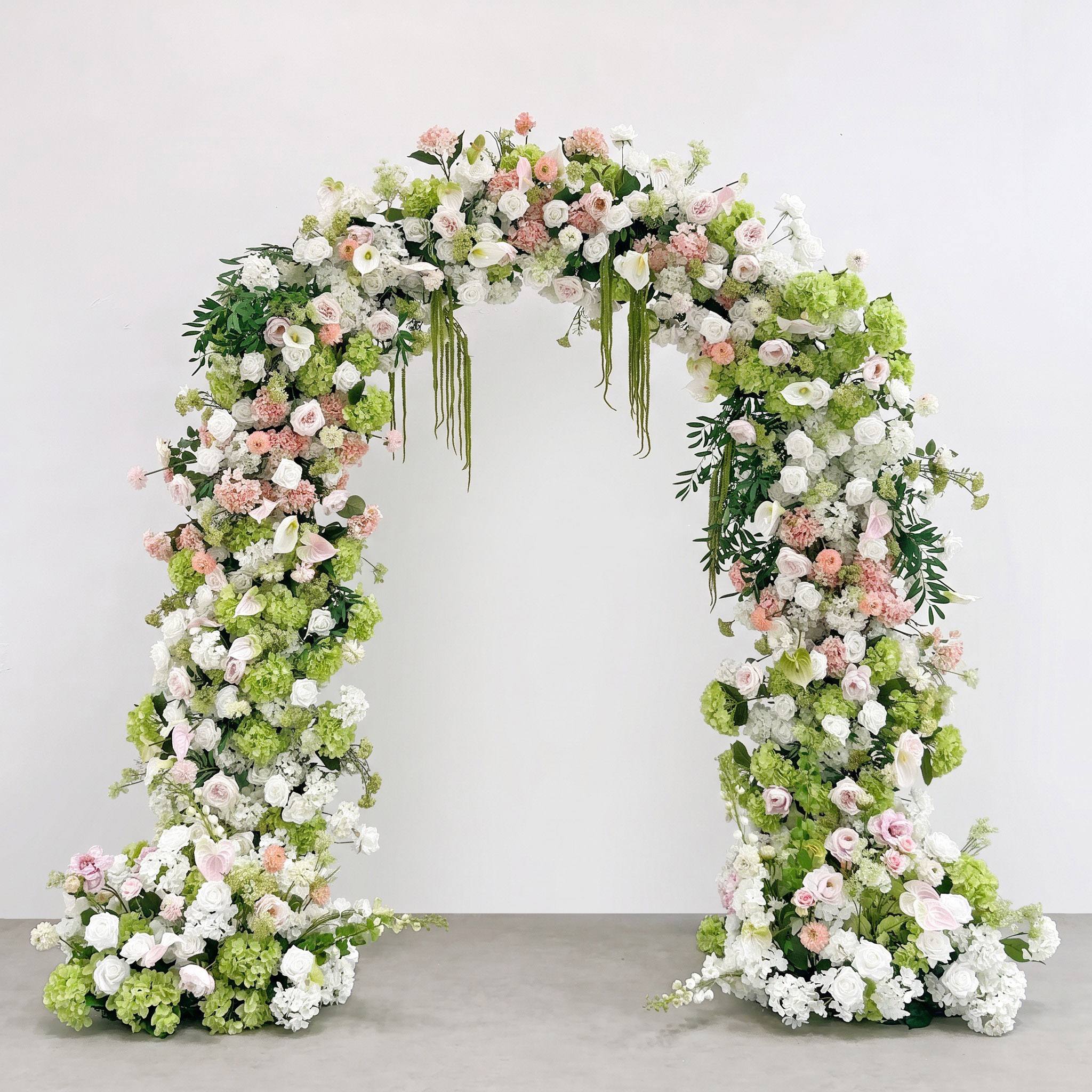 RoseyTime Manor Frond Flower Arch n-shape Round Arch #RTA485