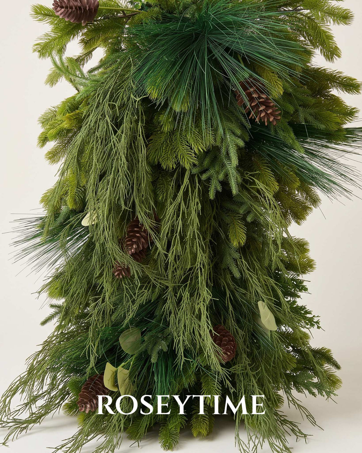 RoseyTime Christmas Circle Arch Fabric Back #RTA515