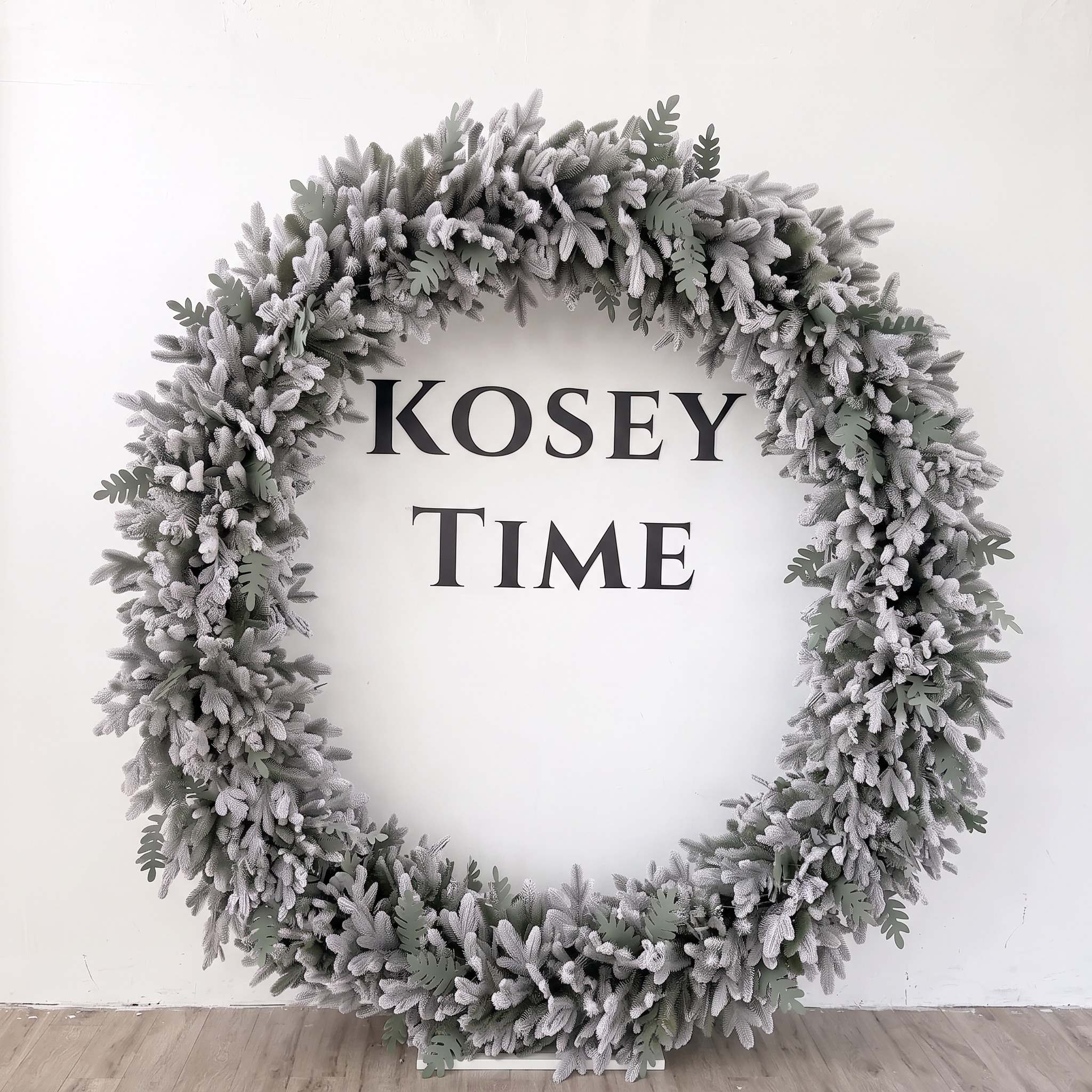 RoseyTime Christmas Circle Arch Fabric Back #RTA513