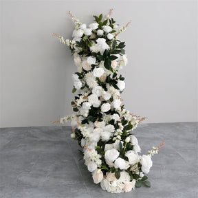 Roseytime White Flower Runner Table Flower Decor#RTR021