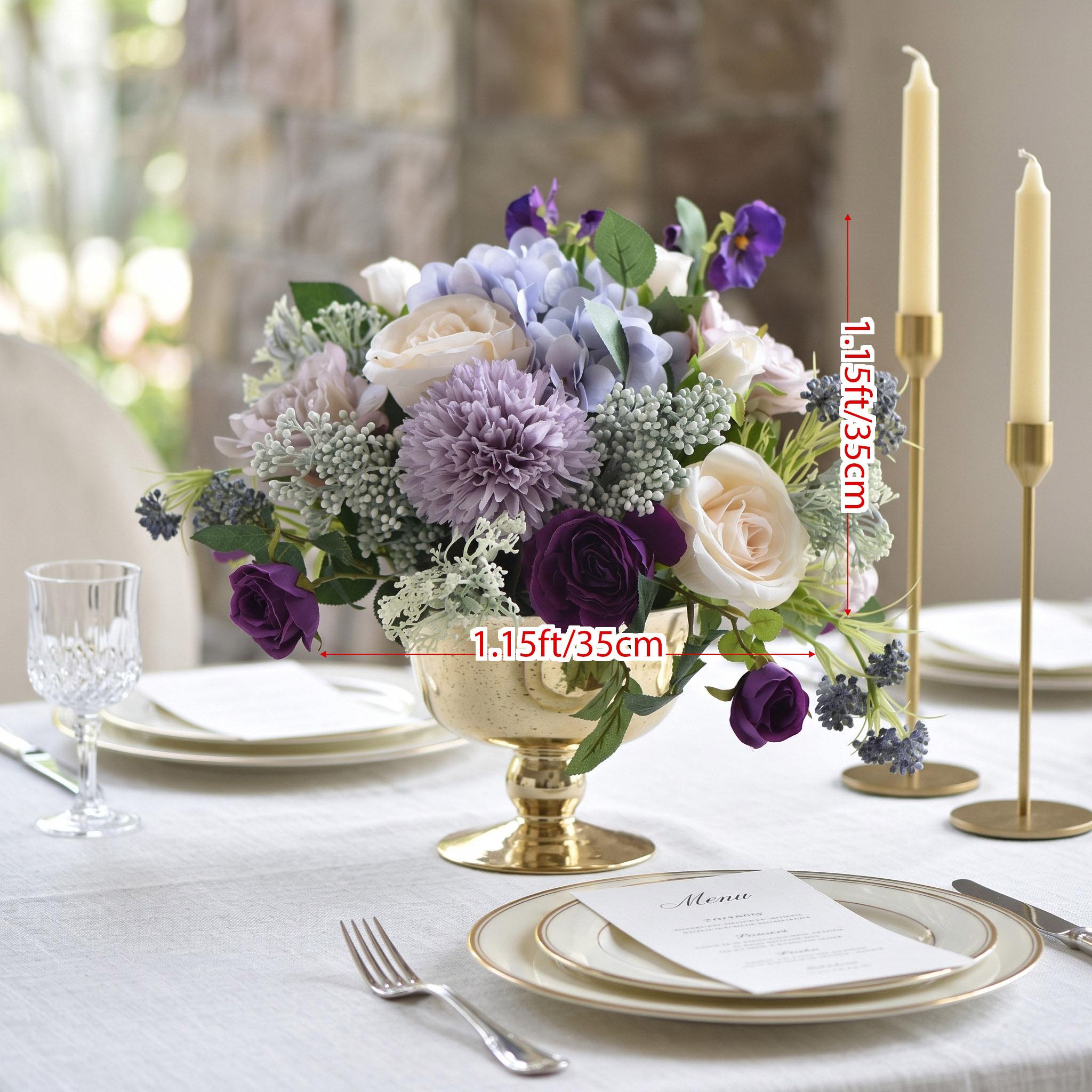 Roseytime Lavender Mist Table Flower Arrangement #RTT031
