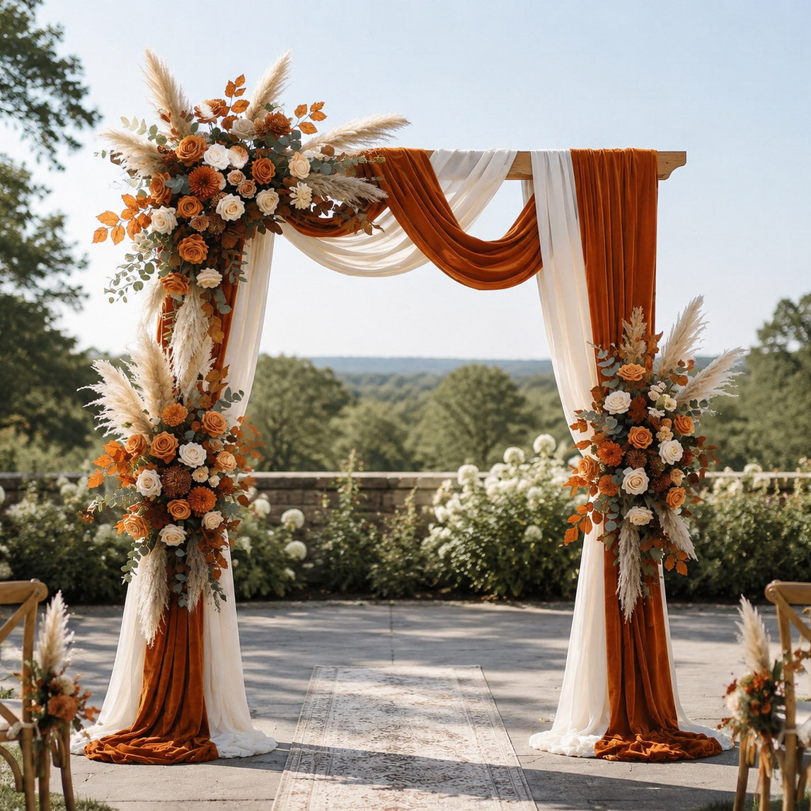 Roseytime Juliette Woodland Flower Set Flower Arch Arrangement #RTA502