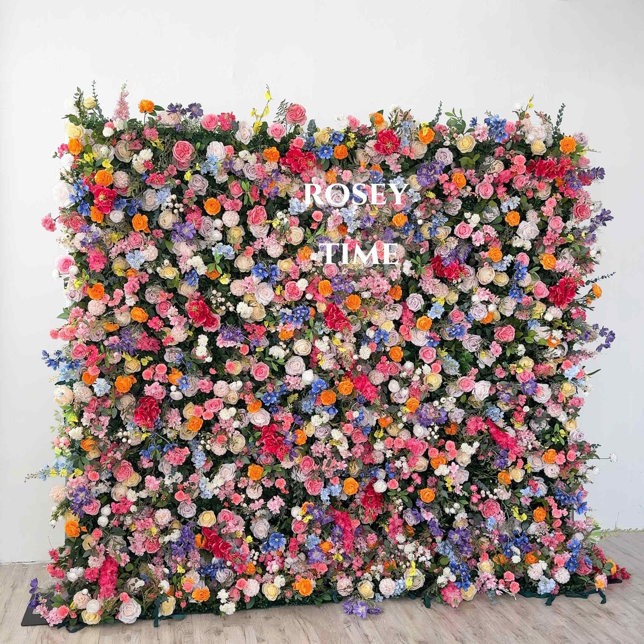 Roseytime 5D Wild Flower Wall Roll Up Fabric Back #RTW128