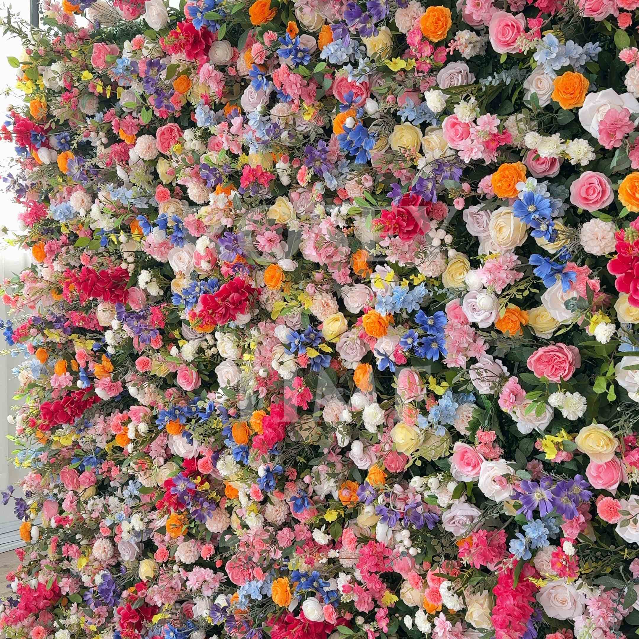 Roseytime 5D Wild Flower Wall Roll Up Fabric Back #RTW128