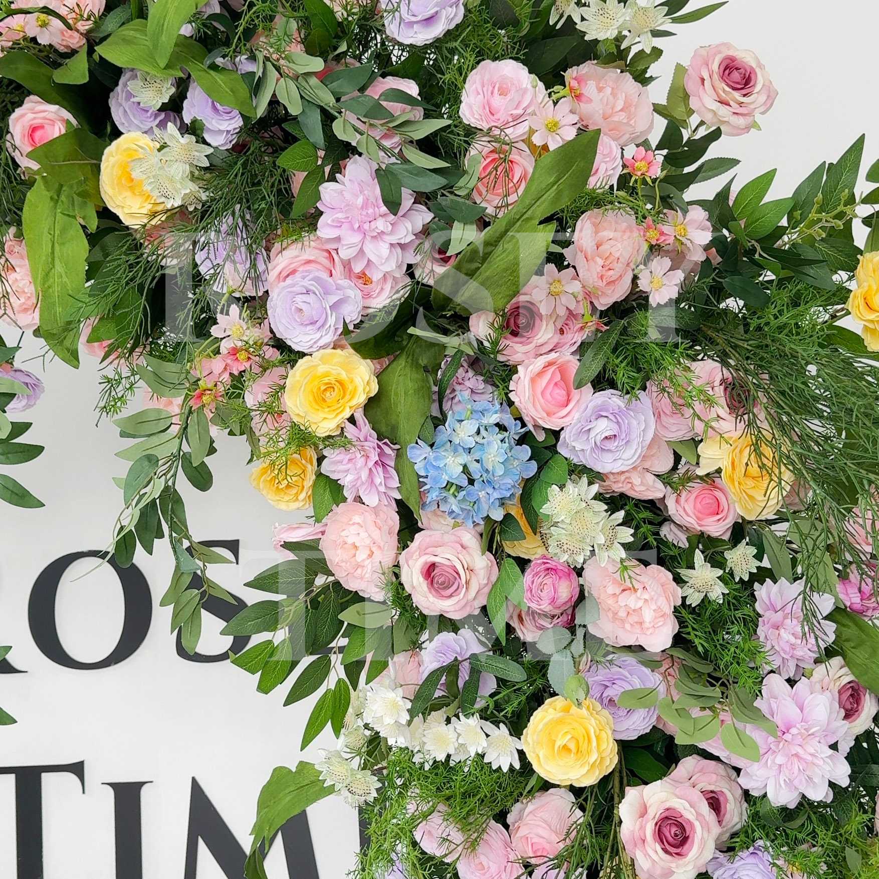 RoseyTime Reverie Flower Round Arch With Frame #RTA076