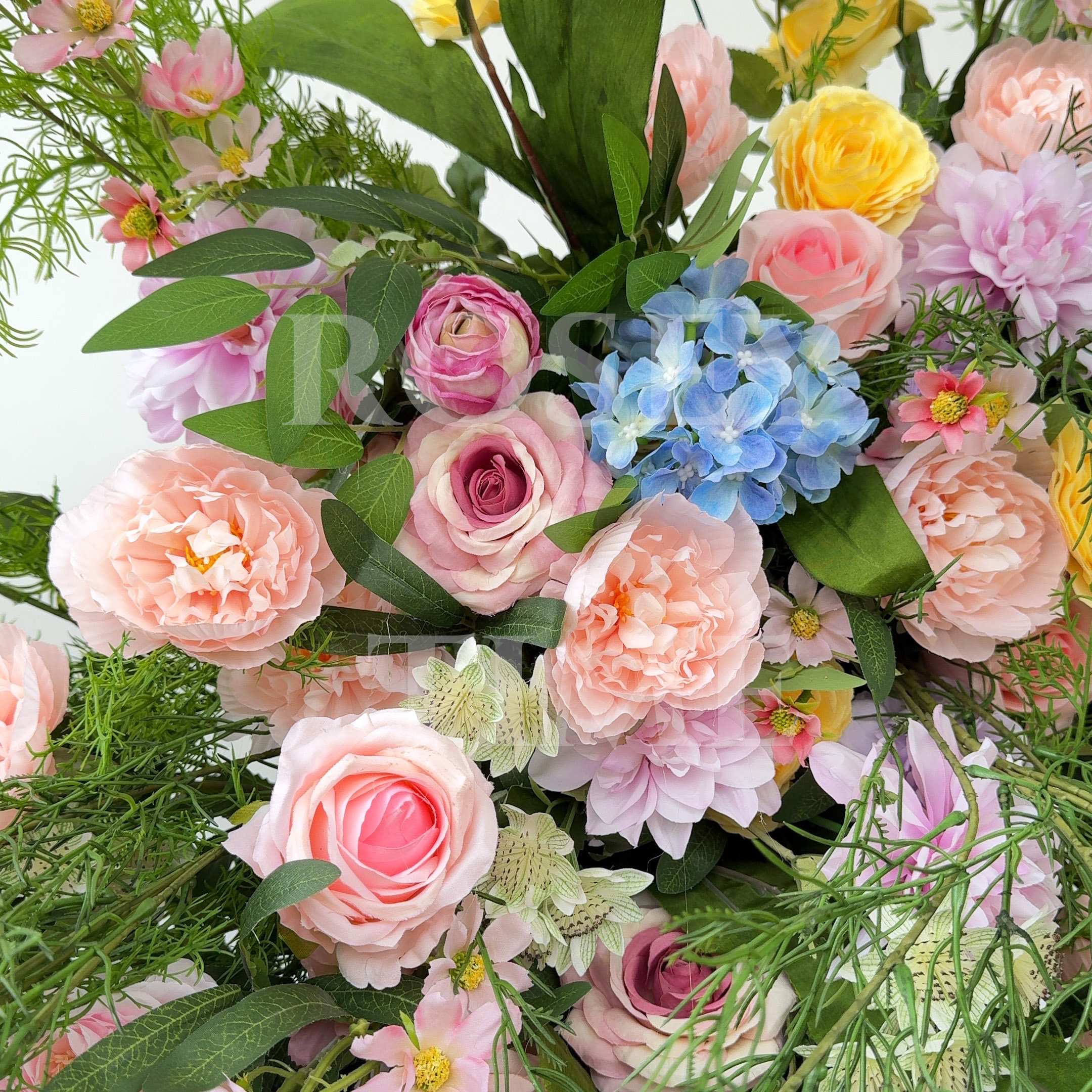RoseyTime Reverie Flower Round Arch With Frame #RTA076